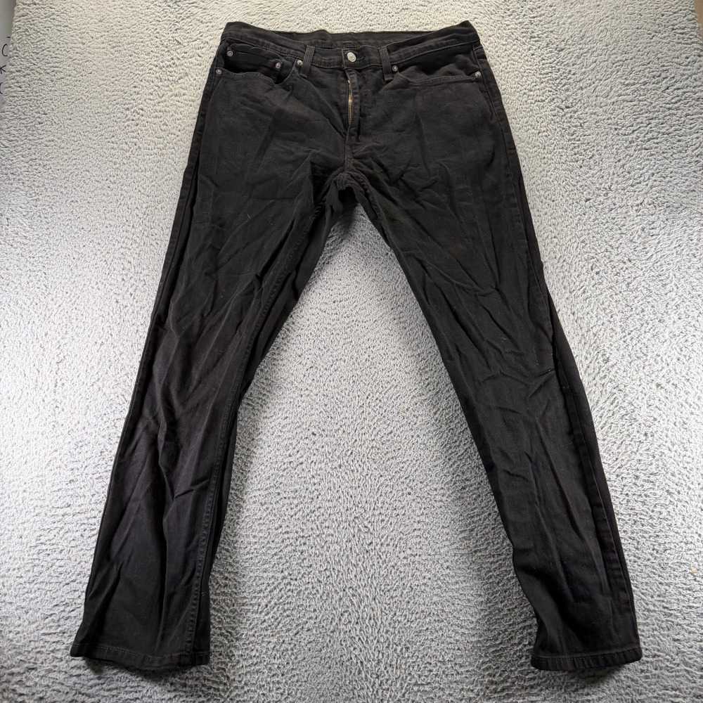 Levi's 559 Jeans‎ Men's 36x34 Black Cotton Denim Straight Leg Workwear Travel